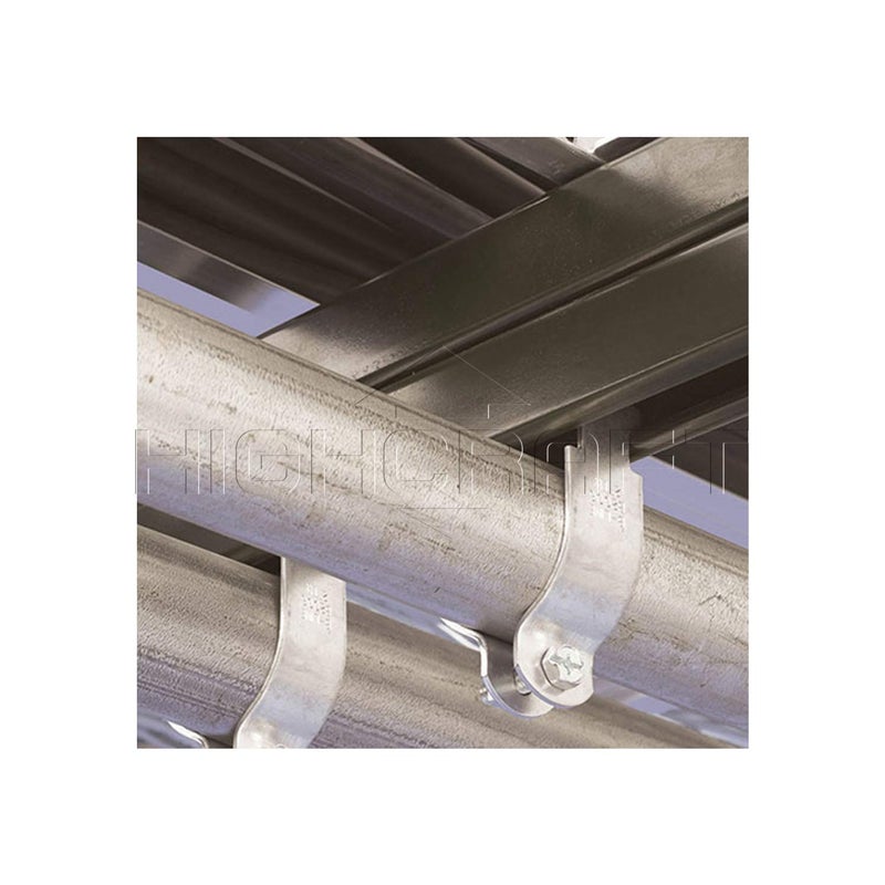 Highcraft DMTU-HF02-10 Strut Clamp, Electro Galvanized Steel, for 2 in. Pipe (PKG=10) - Image 5